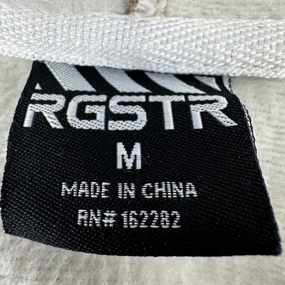 RGSTR Wide Wale Corduroy Hoodie Jacket Tan Button Front Fleece Lined Mens M - Picture 3 of 8